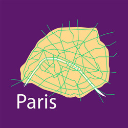  image of flat urban city map 